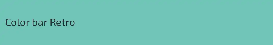 Color bar Retro